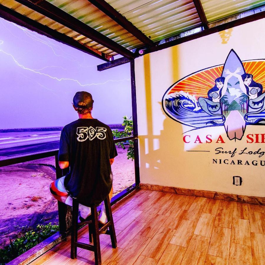 Sirena Surf Lodge Miramar Nicaragua Luaran gambar